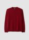 Red crew-neck wool-blend jumper, regular fit_0