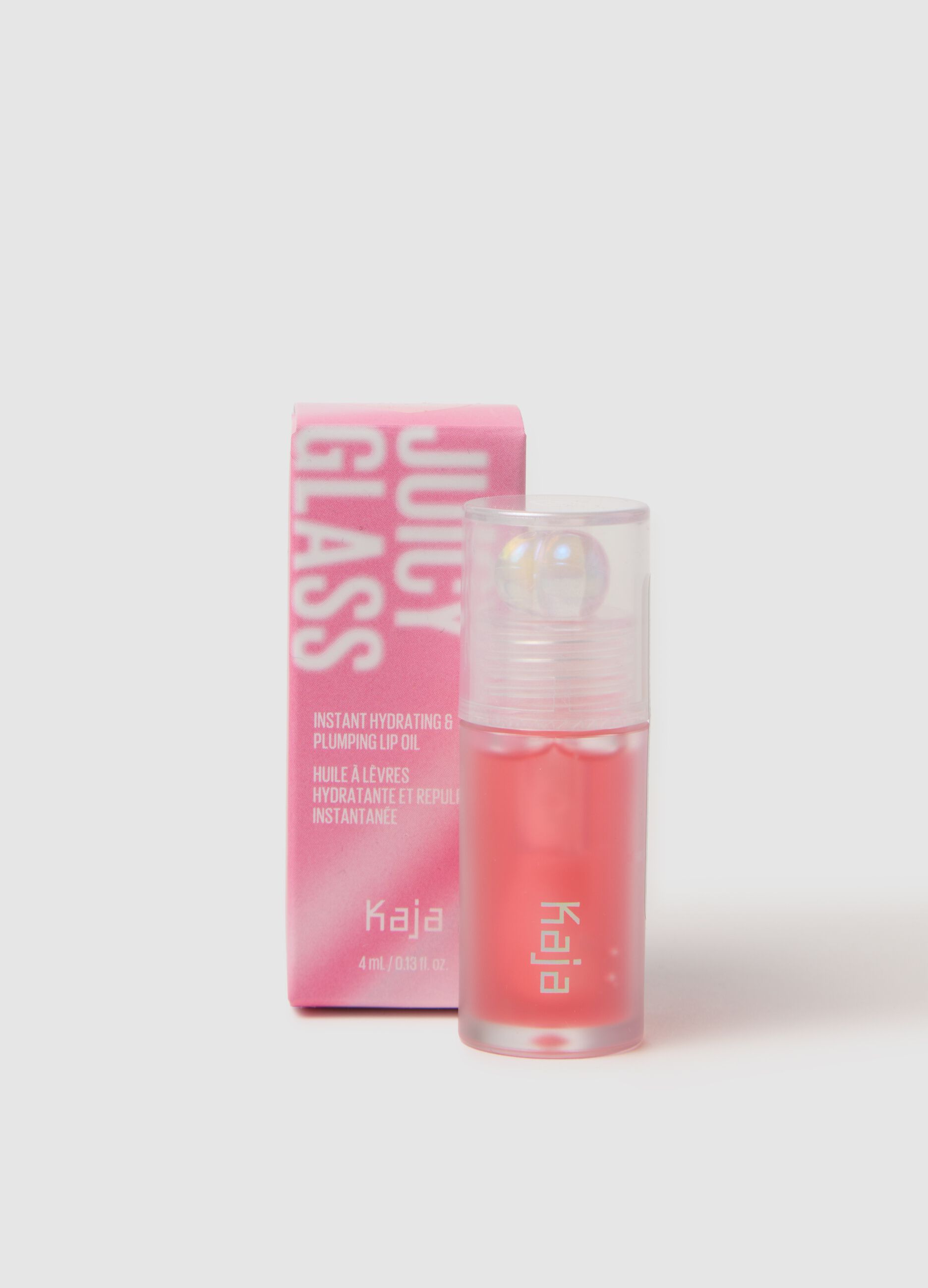 KAJA JUICY GLASS LIP OIL 01 ROSE HIP SPRITZ