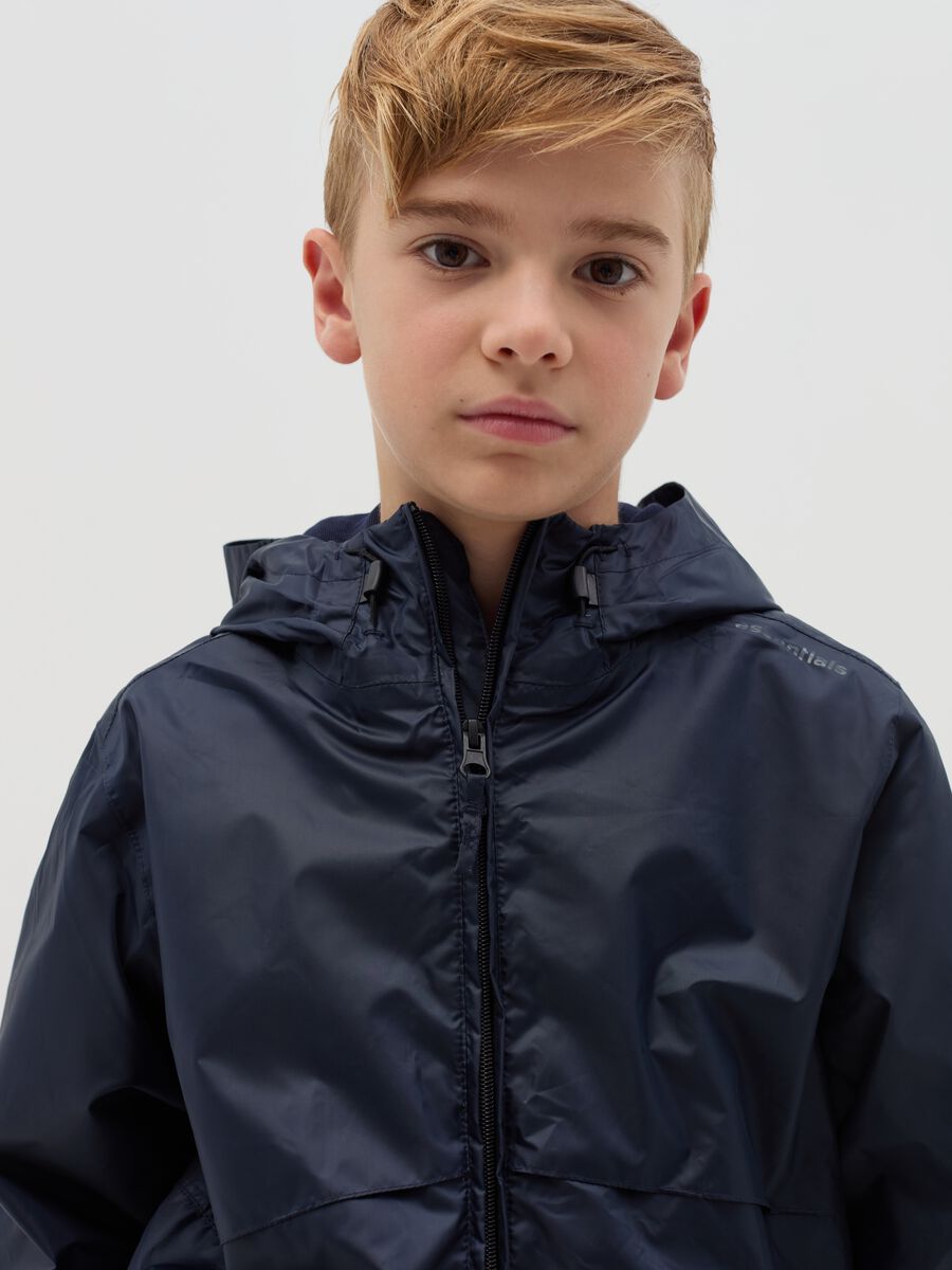 Essential waterproof jacket with hood_2
