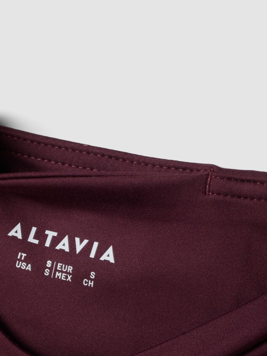 Pantaloni viola wide leg in tessuto elasticizzato_8