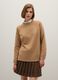 Beige wool blend oversized pullover_2
