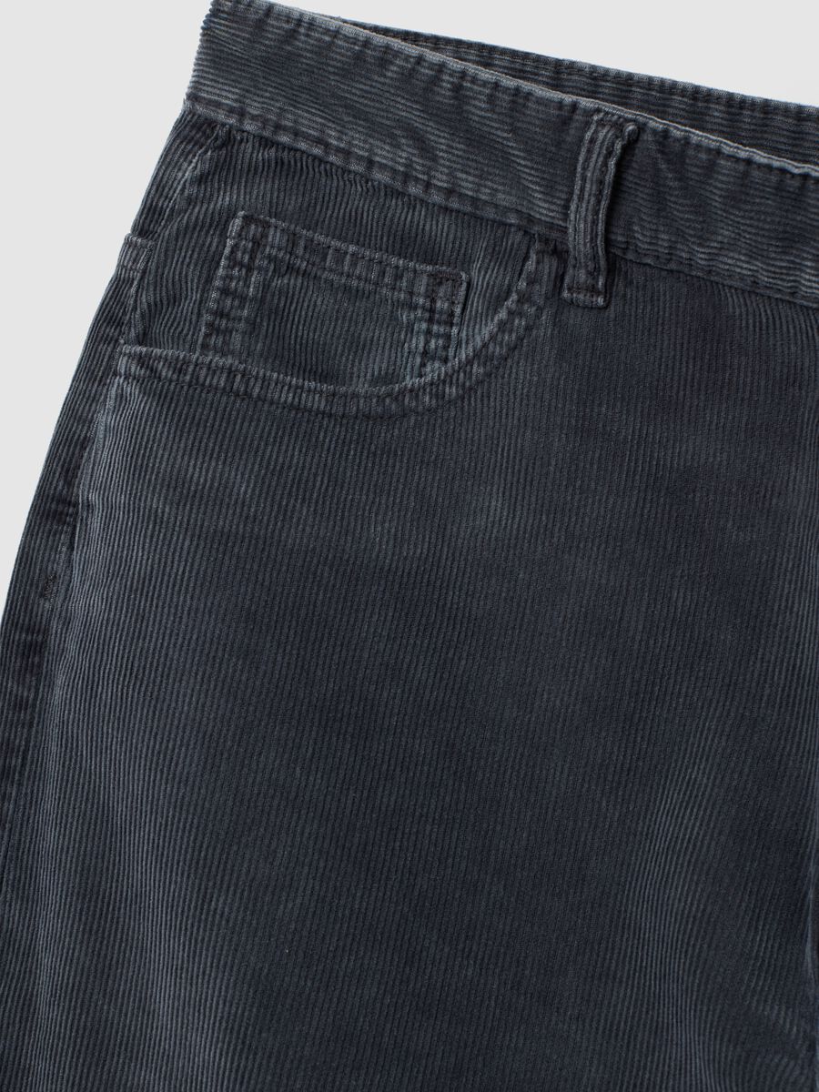 Pantaloni baggy in puro cotone grigi_5