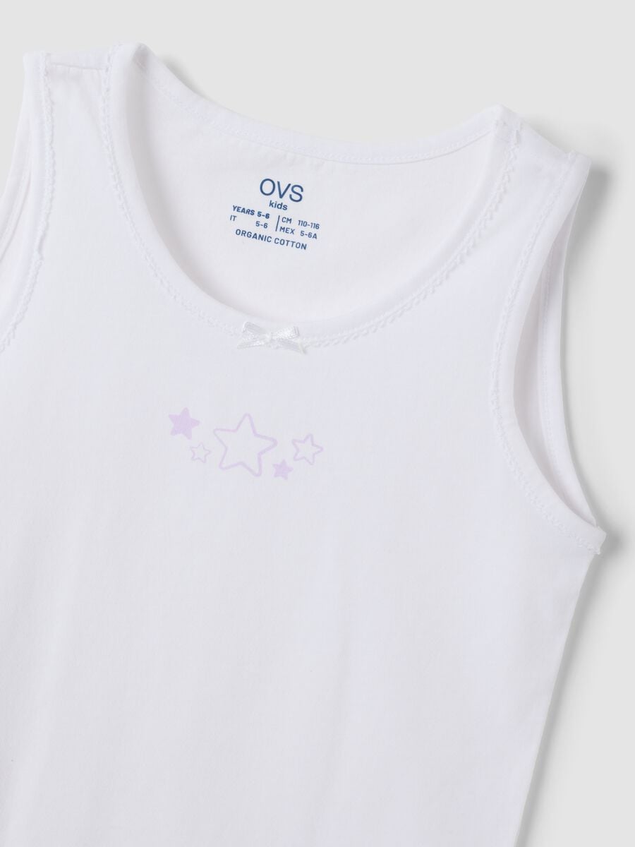 2-pack white and purple organic cotton crew-neck vests_2