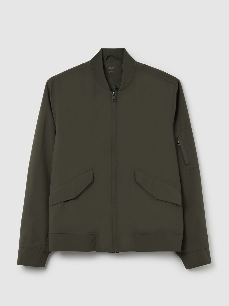 Lightweight full-zip bomber jacket_4