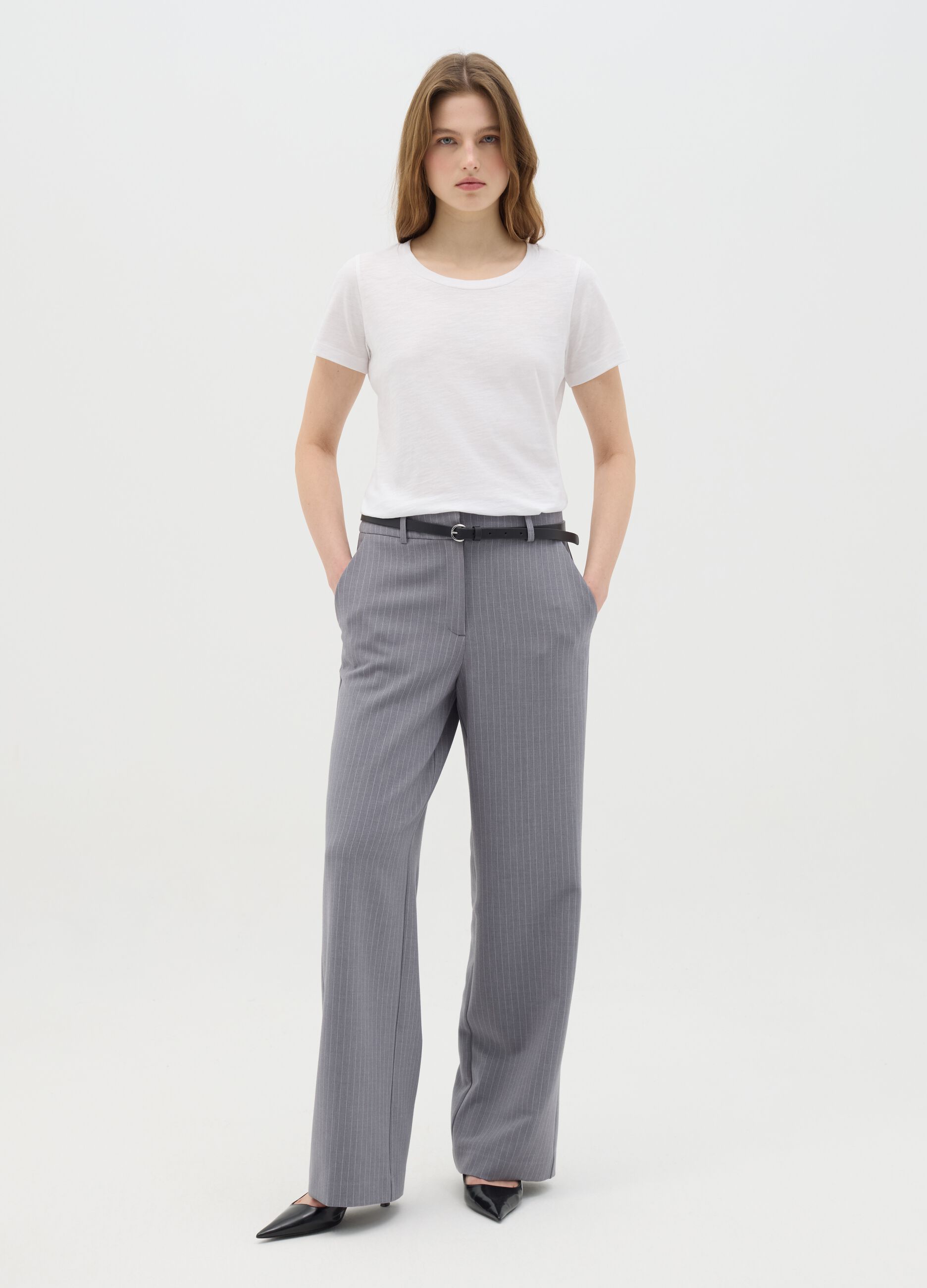 Pure Cotton White T-shirt by Ovs