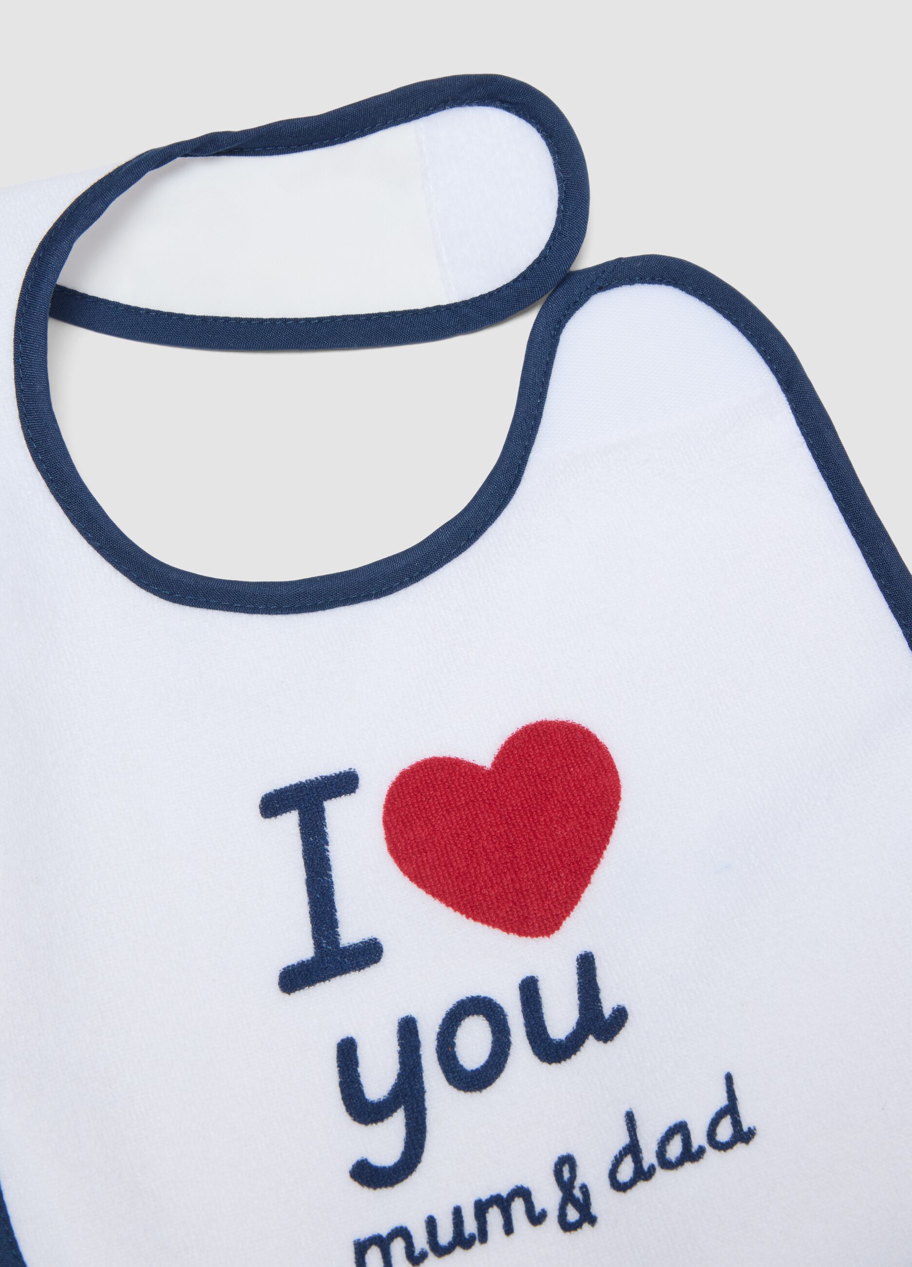 Unisex multicolour pure cotton bibs &ndash; 2-pack