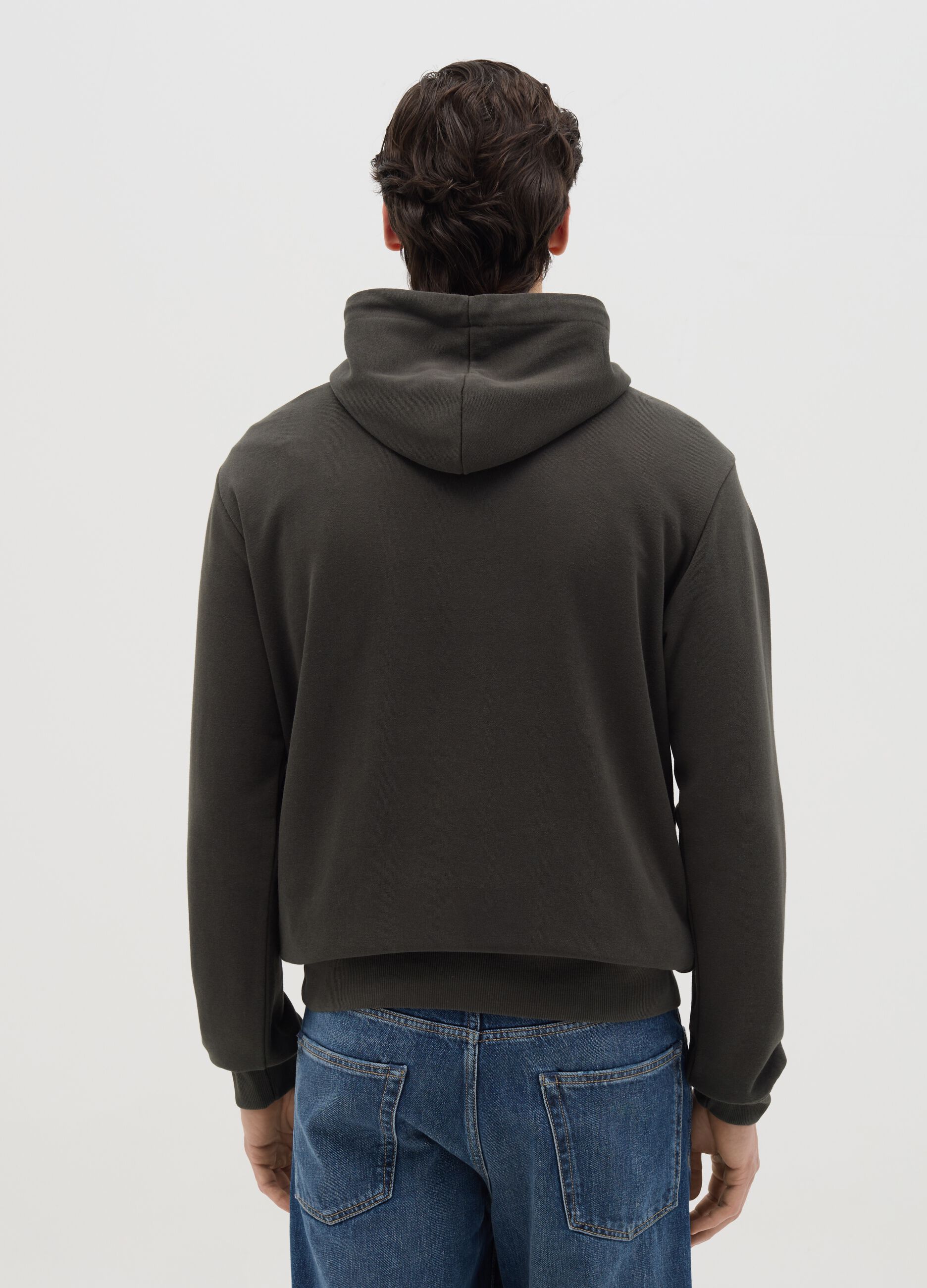 Grey NBA Chicago Bulls sweatshirt with hood