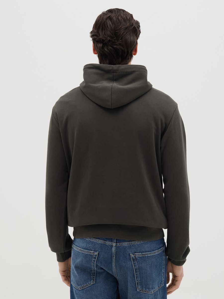 Grey NBA Chicago Bulls sweatshirt with hood_3