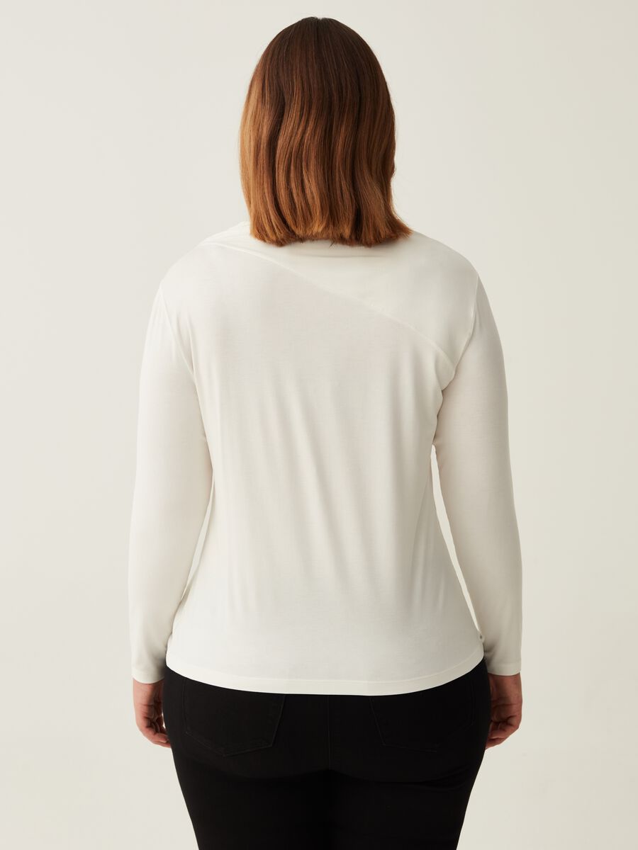T-shirt in viscosa stretch Curvy_2