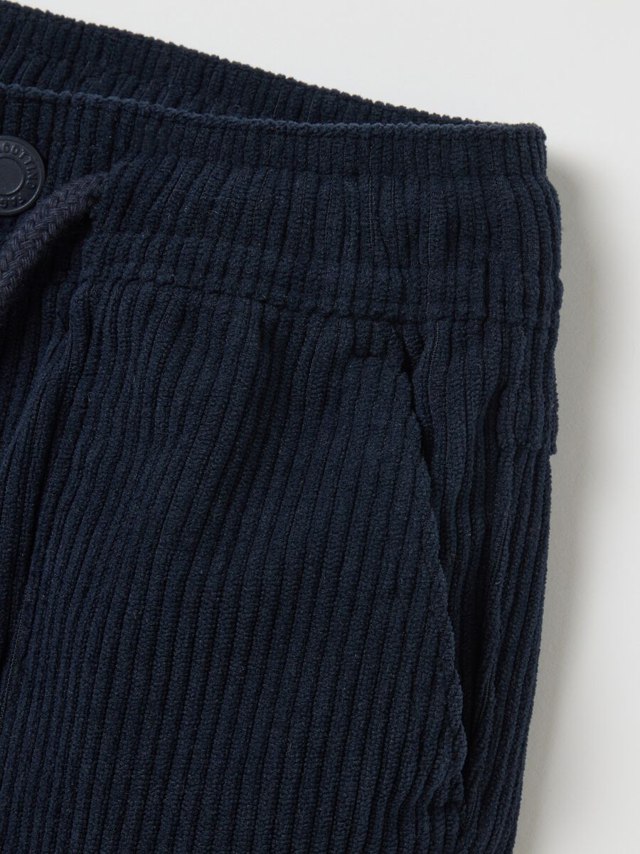 Infant Blue Regular Fit Trousers_3