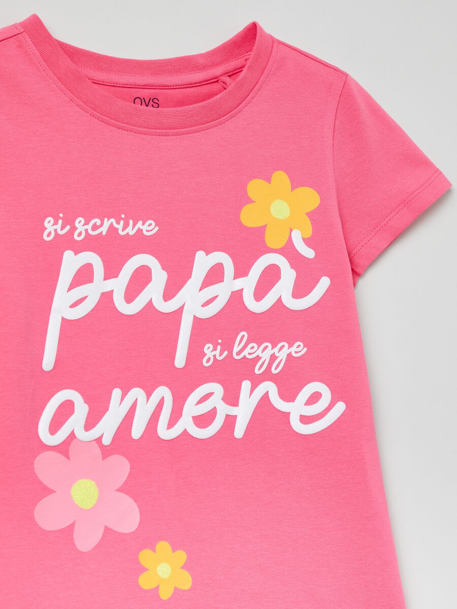 T-shirt con stampa motivo Festa del Papà_2