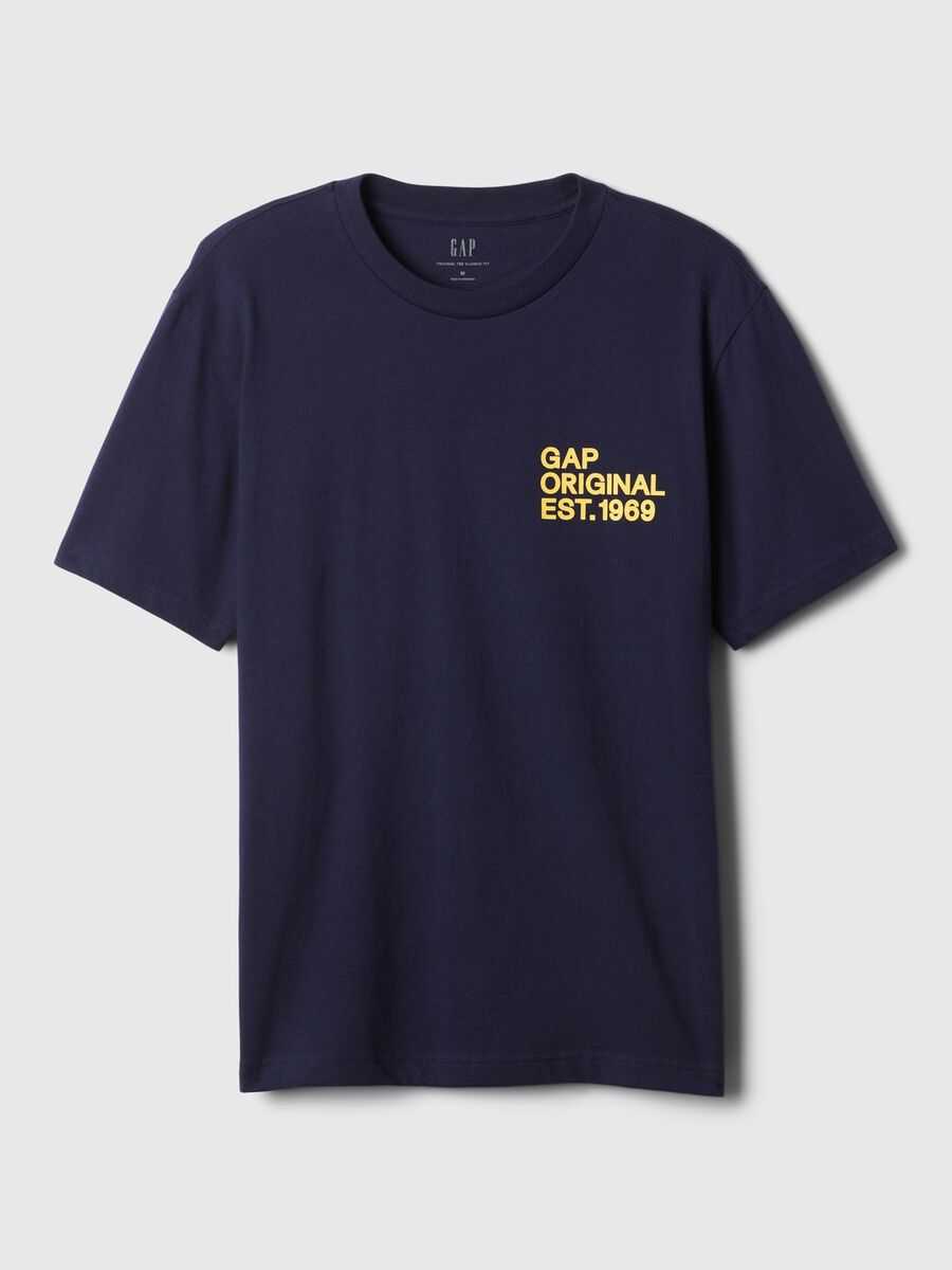 T-shirt in cotone con stampa logo_3