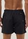 Black regular-fit swim shorts with drawstring_2