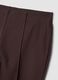 Brown flare trousers in stretch viscose_5