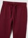 Boys' red pure cotton regular fit trousers_2