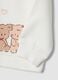 White pure cotton sweatshirt with crew neck and print_3