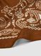 Brown wool-blend scarf with paisley print_1