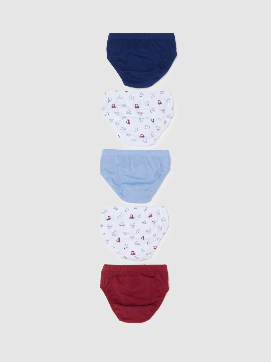 Multipack set of boys' pure cotton multicolour briefs_1