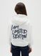 Girls' oversized pure cotton white hoodie_1