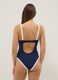 Blue and white stretch fabric swimsuit_2