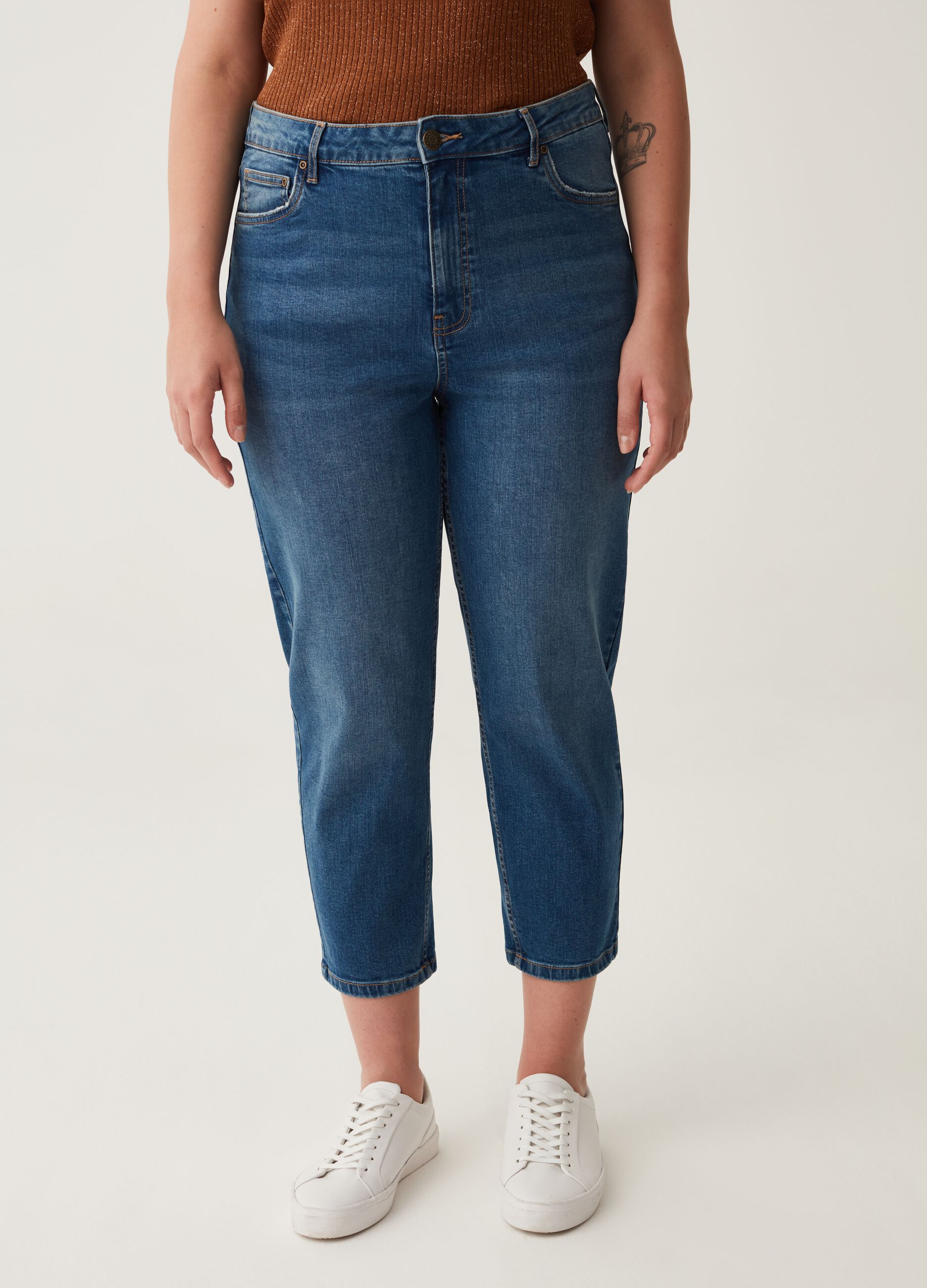 Jeans cropped stretch Curvy_1