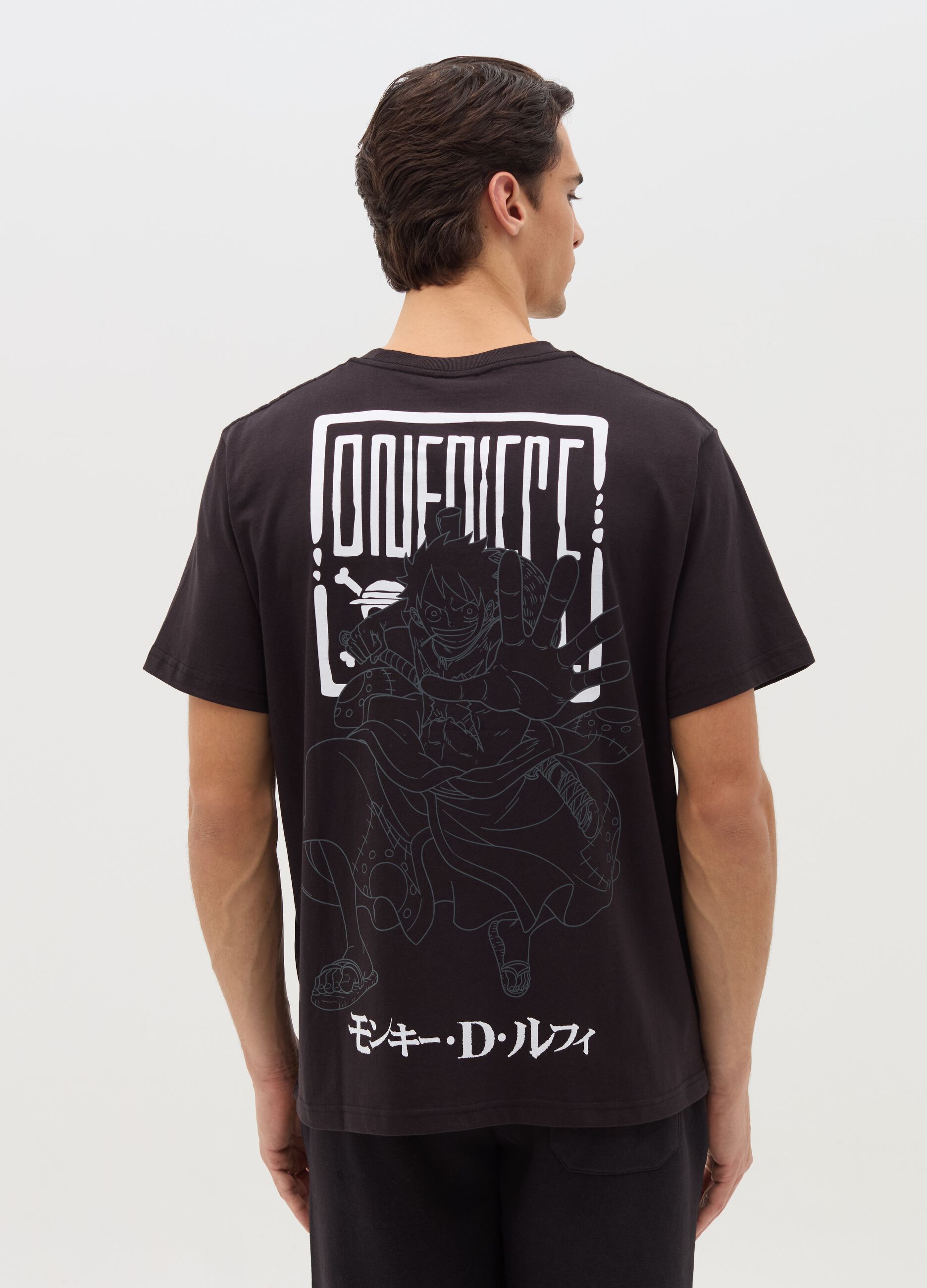 T shirt con stampa One Piece Nero B. ANGEL da Uomo OVS