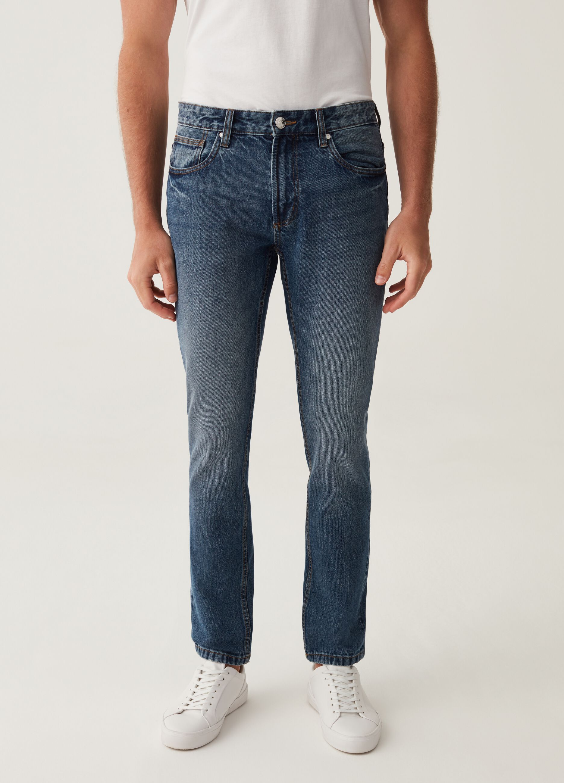 Jeans slim fit acid wash_1