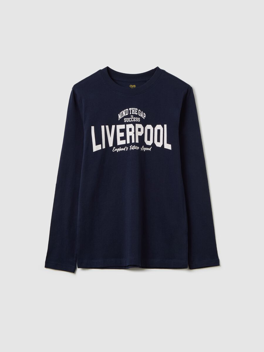 Long-sleeved T-shirt in cotton with print_3