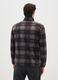 Multicolour Check High Collar Fleece Zip Jacket Regular Fit_2