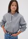 Girls&rsquo; grey regular-fit zip-up jacket_0