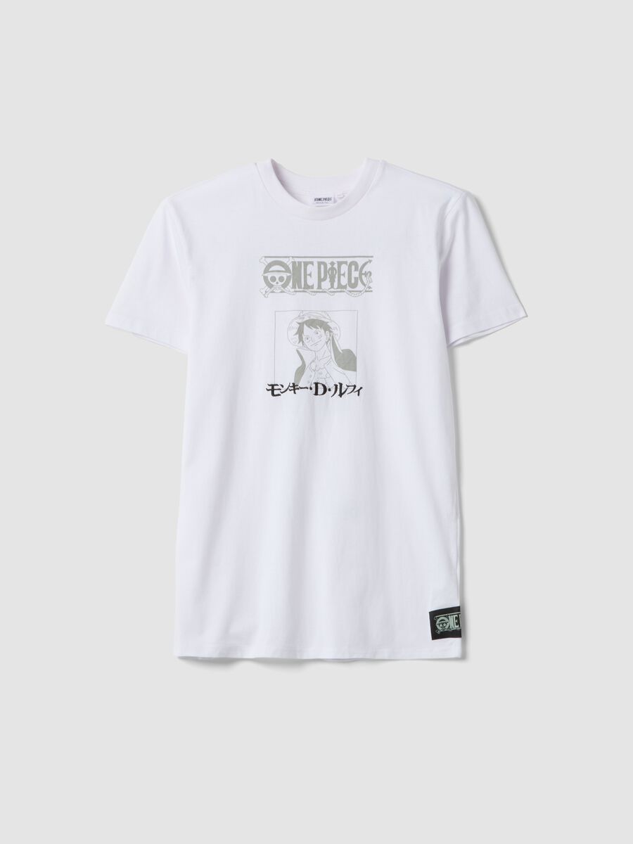 White short-sleeved pure cotton T-shirt_0