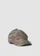 Cappello da baseball in puro cotone multicolor camouflage da bambina_0
