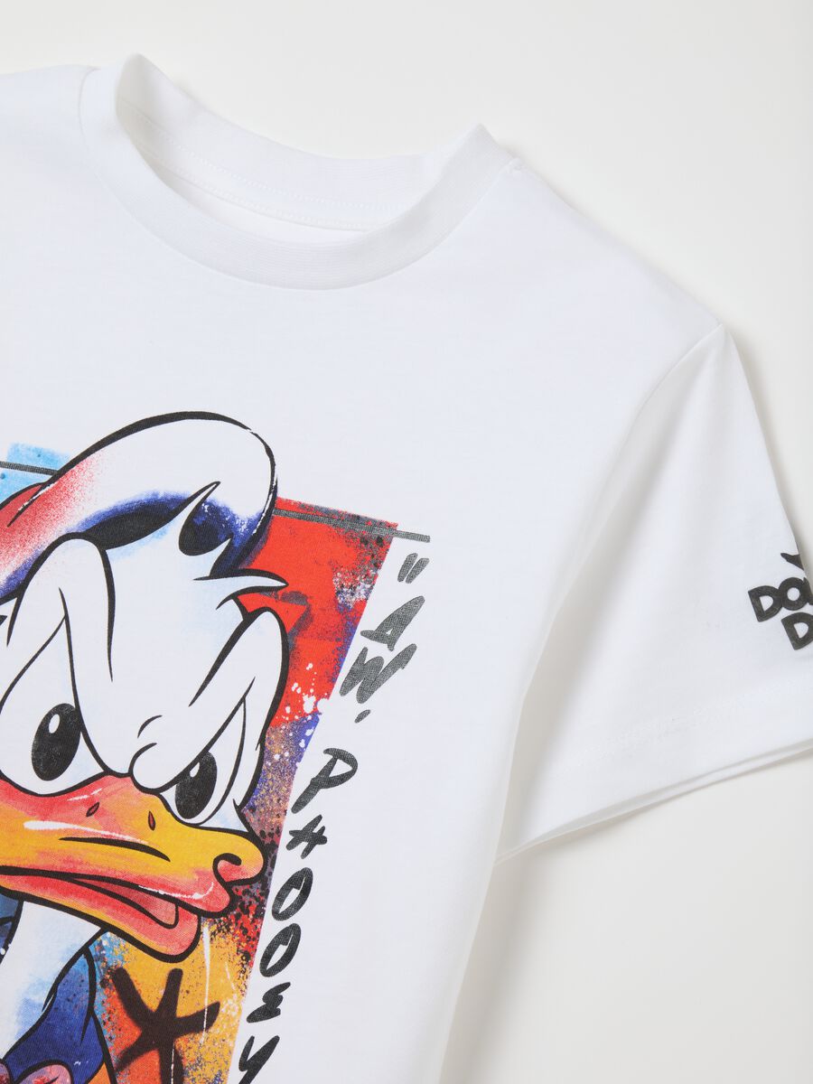 Cotton T-shirt with Donald Duck print_2