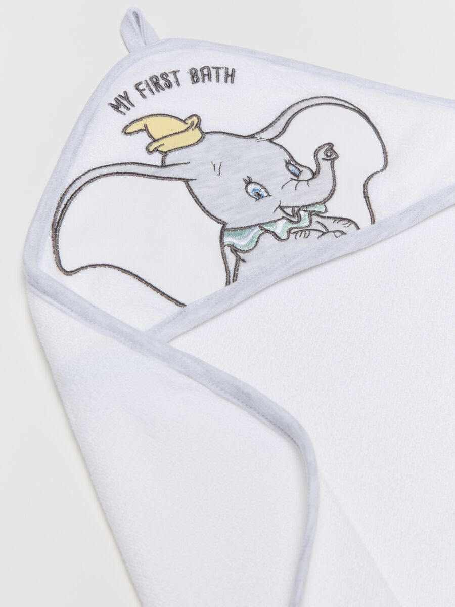 Bathrobe with Dumbo "My first bath" embroidery_2