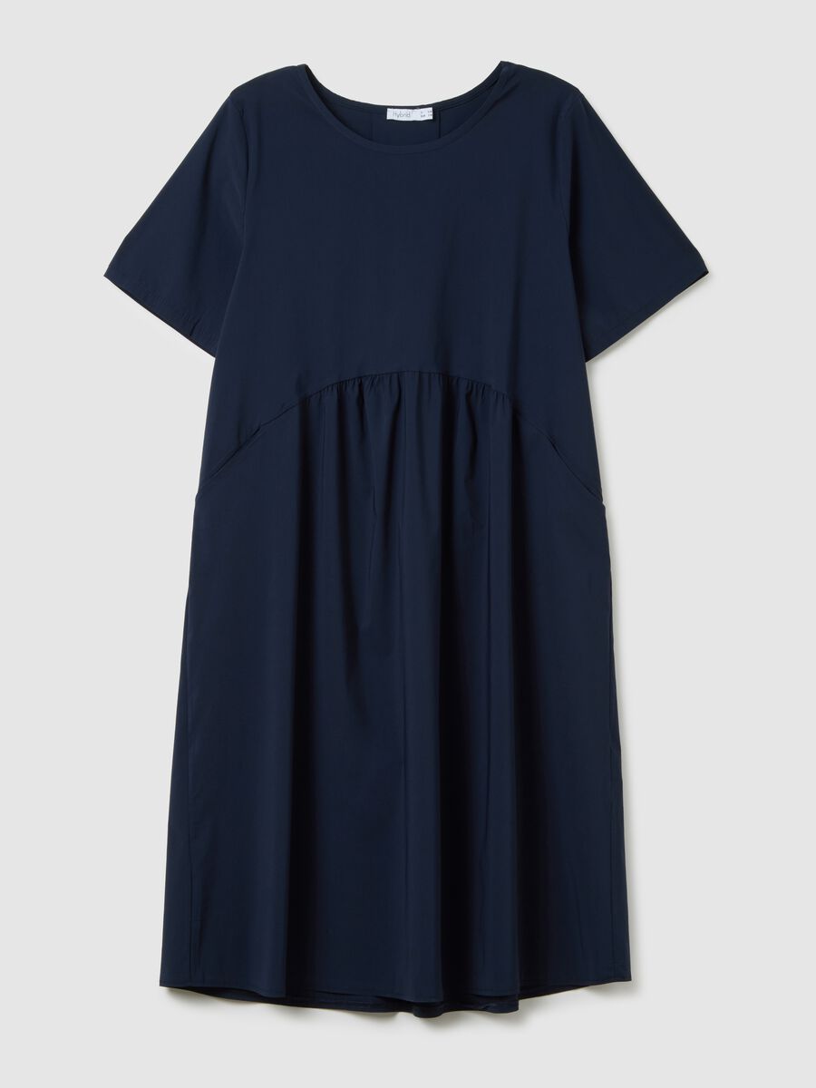 Women's dress in green blend regular fit_4