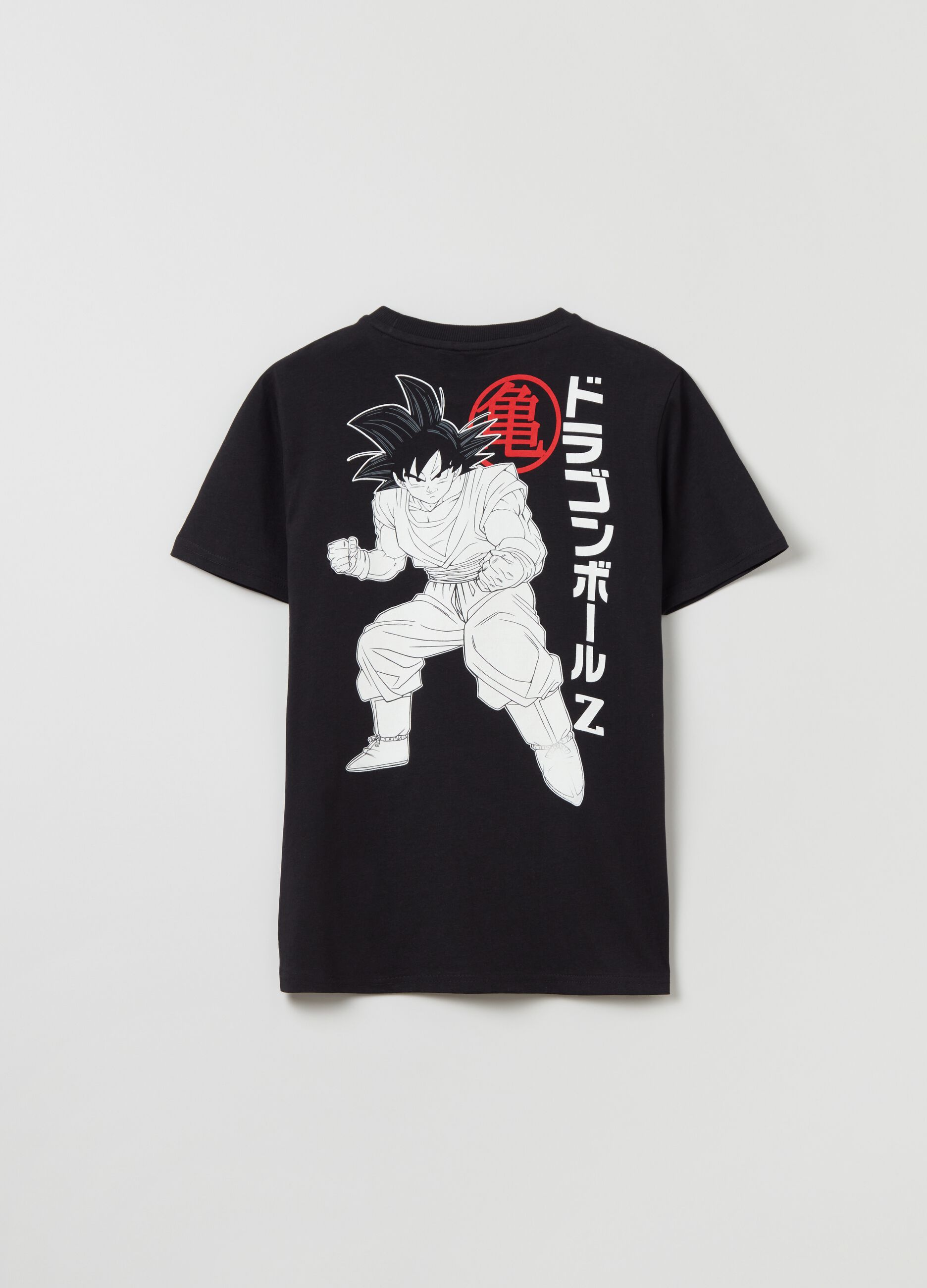 Cotton T-shirt with Dragon Ball Z print