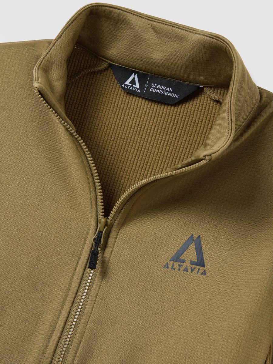 Waffle full zip fleece ALTAVIA WITH DEBORAH COMPAGNONI_6