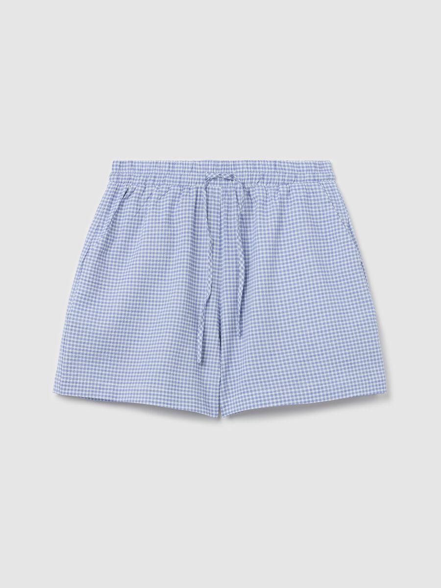 Check seersucker shorts_4