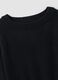 Black fitted viscose-blend top with boat neck_5