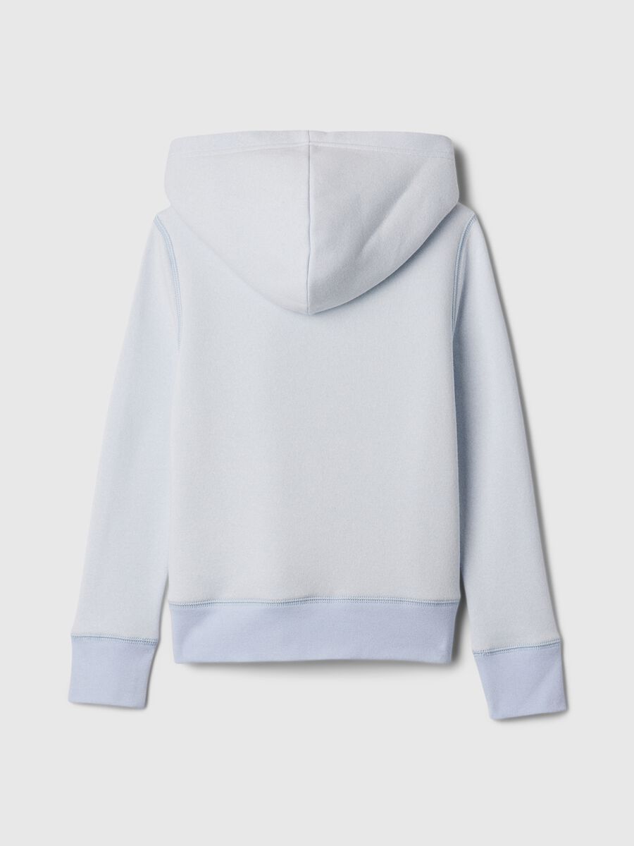 Full-zip sweatshirt and hood with sherpa lining_1