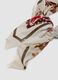 White pure viscose scarf with paisley print_1