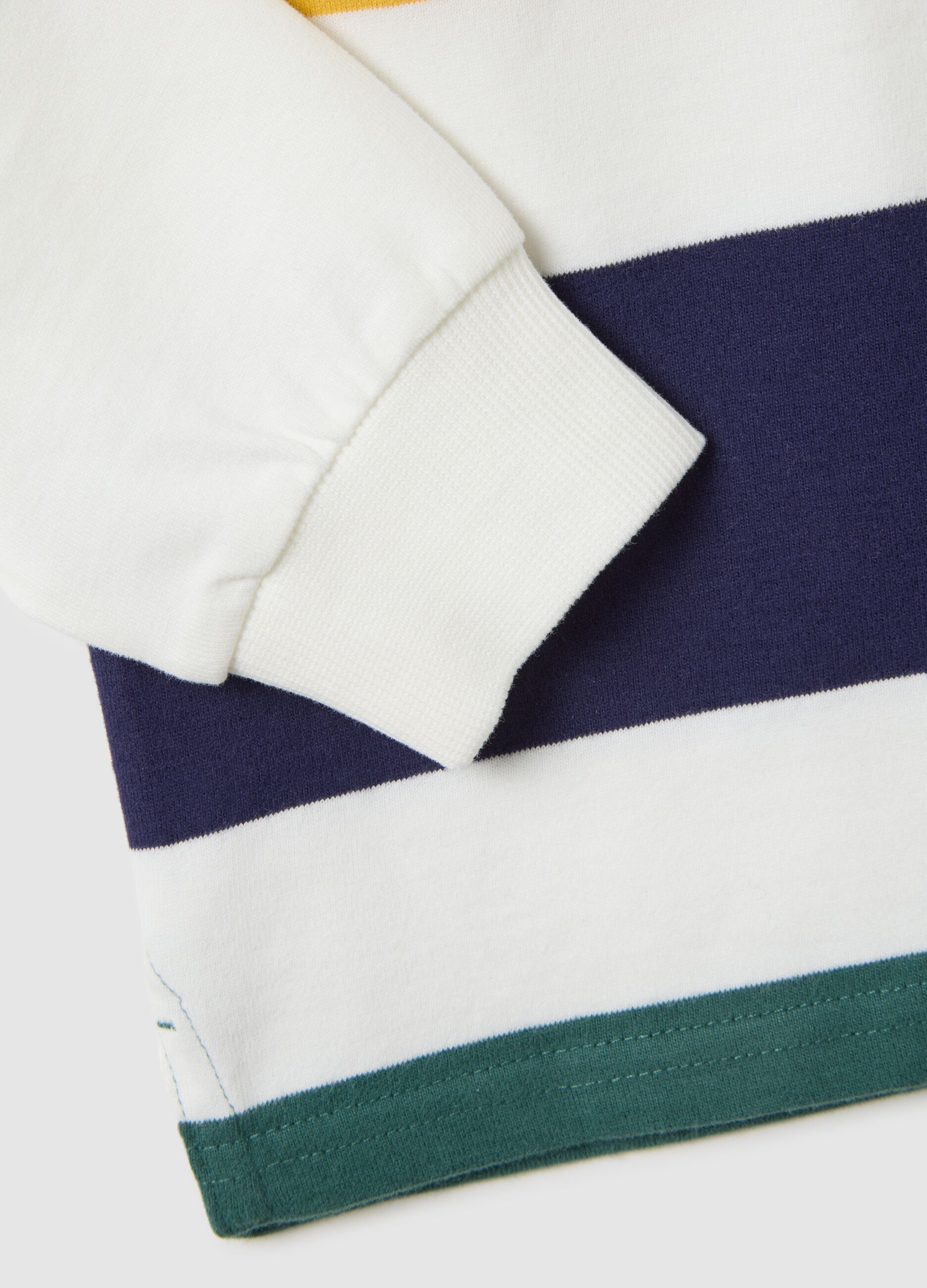 Polo da bambino in puro cotone multicolor regular fit