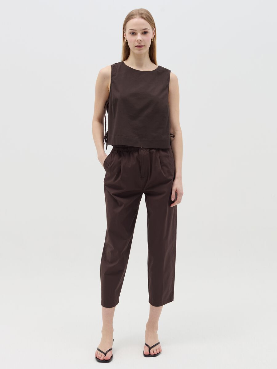 Blouse with splits and laces_1