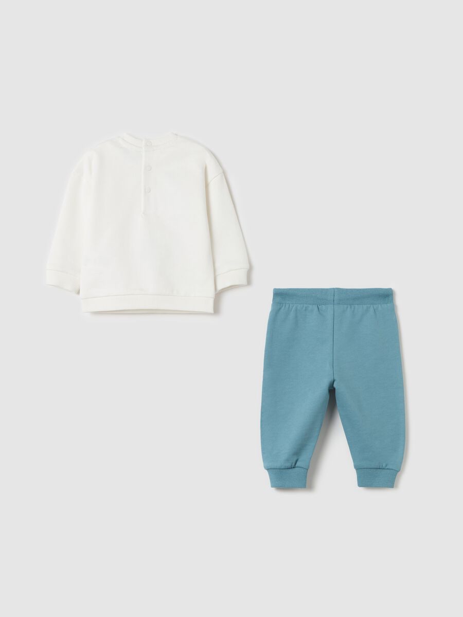 French terry jogging set with koala print_1