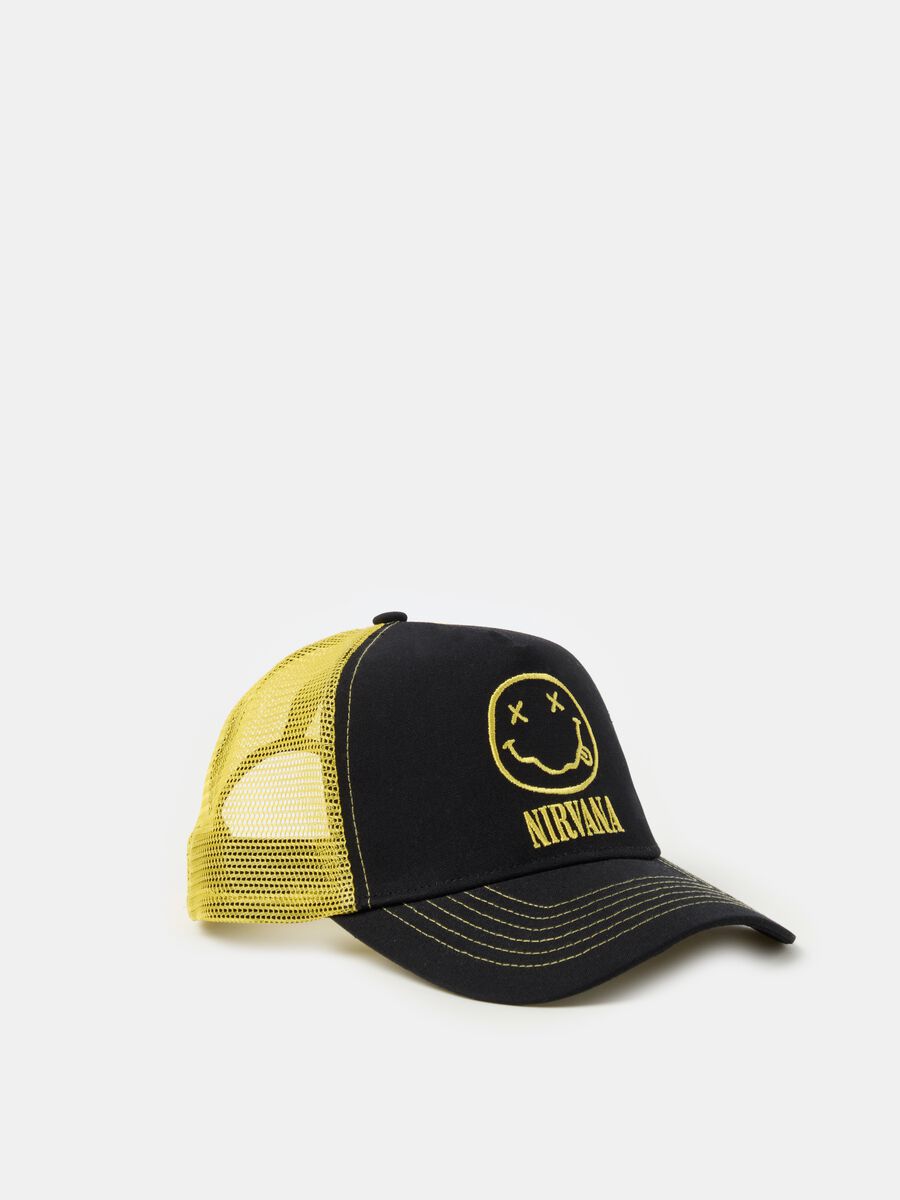 Baseball cap with Nirvana embroidery_0