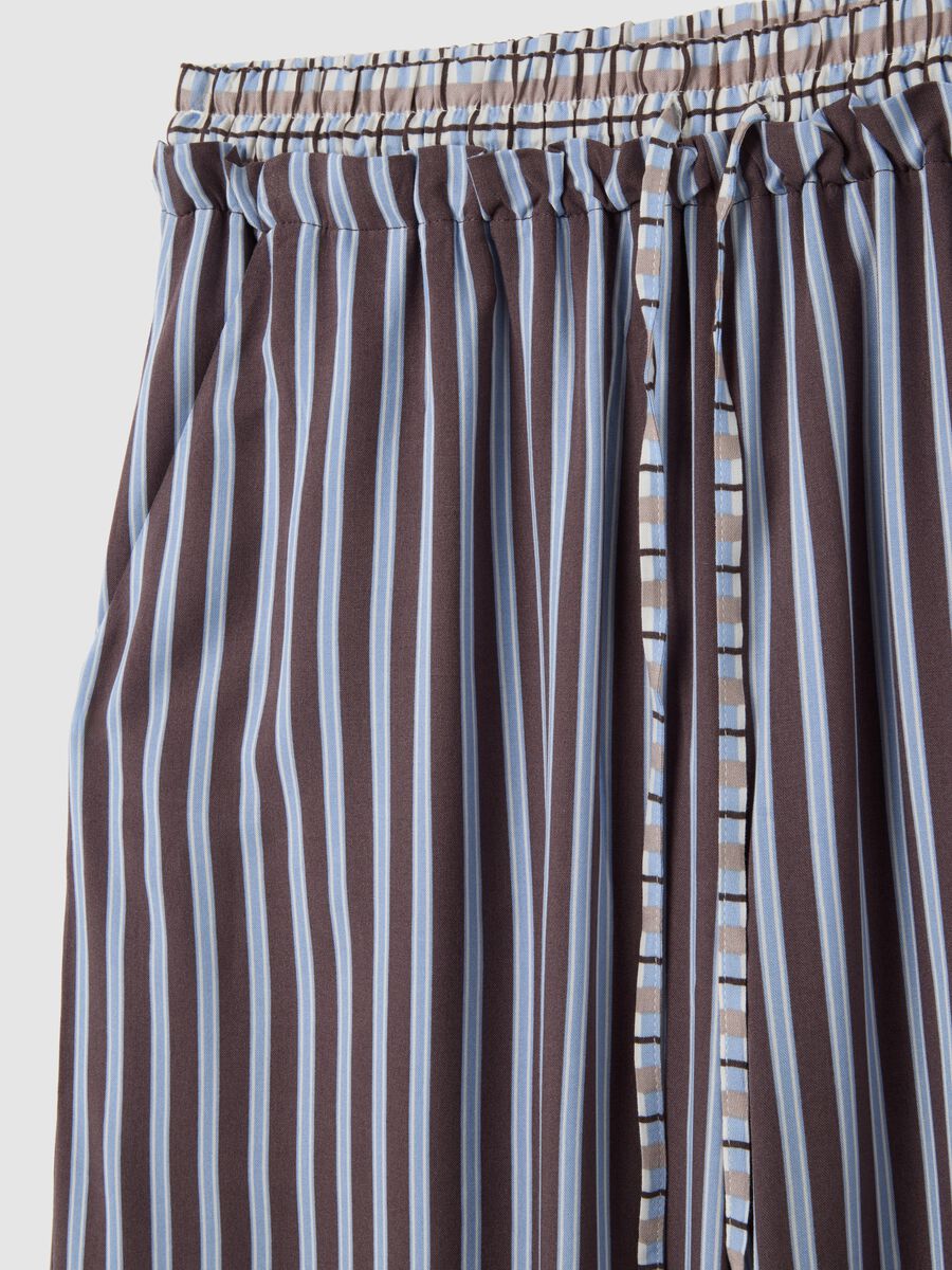 Brown Striped Pyjama Trousers_1