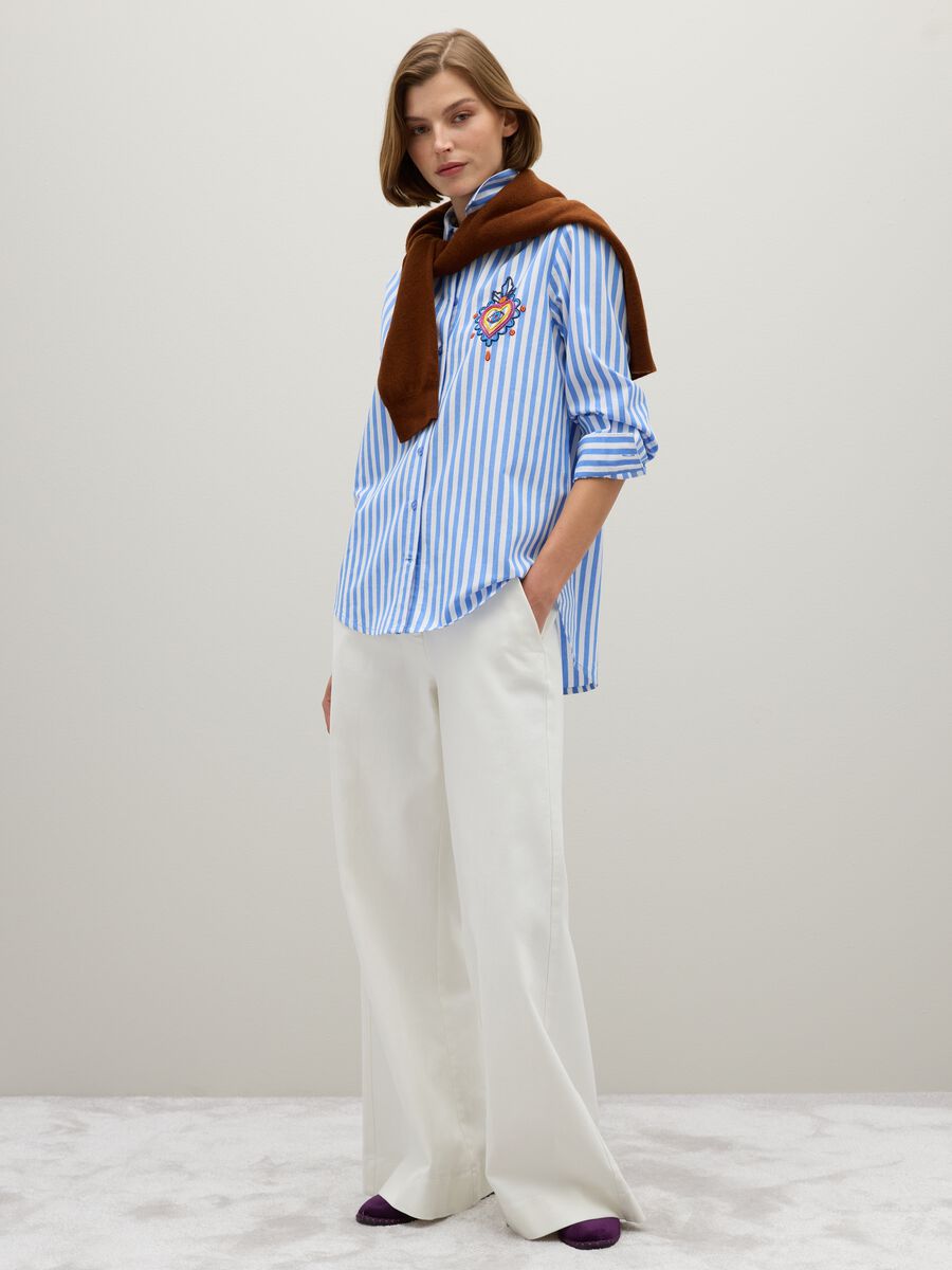 Multicolour pure cotton regular fit shirt_1