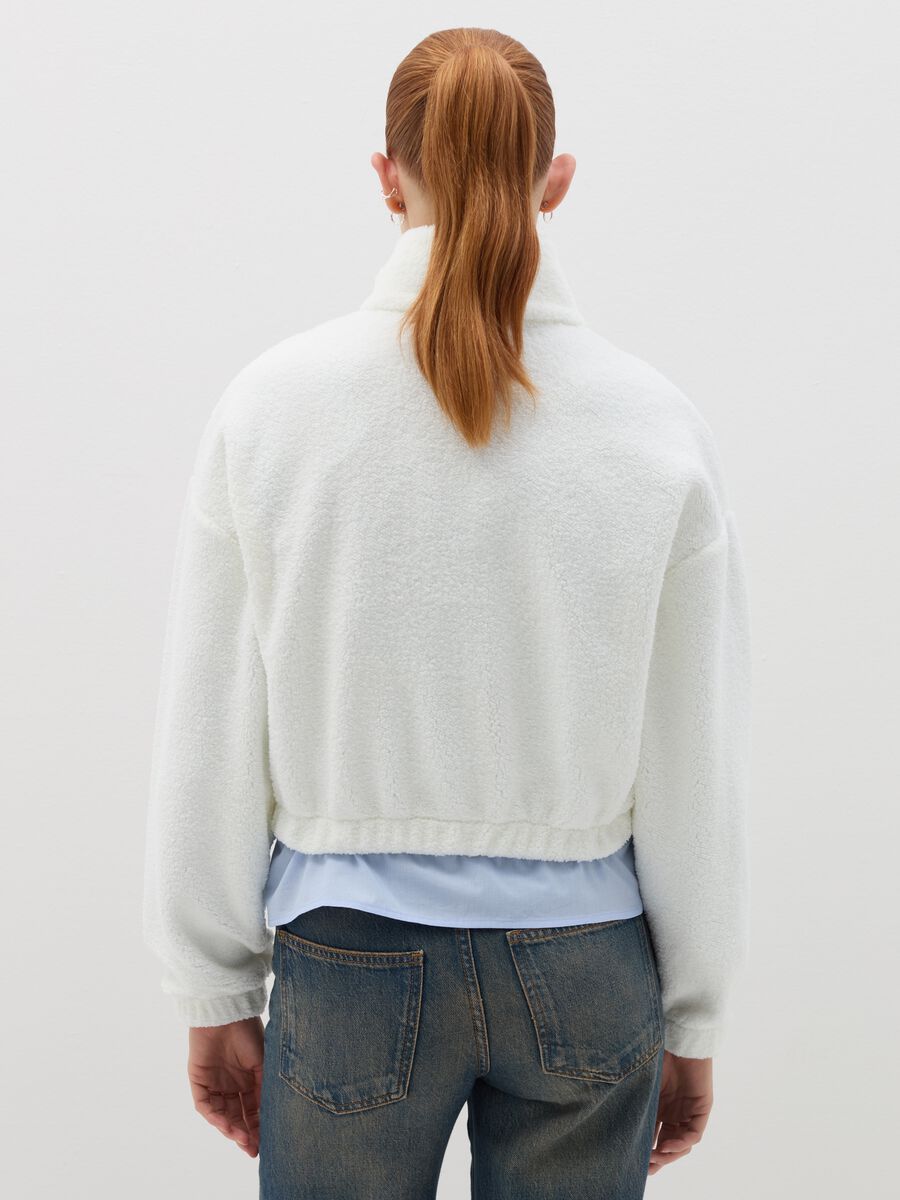 Half-zip sweatshirt in fleece_3