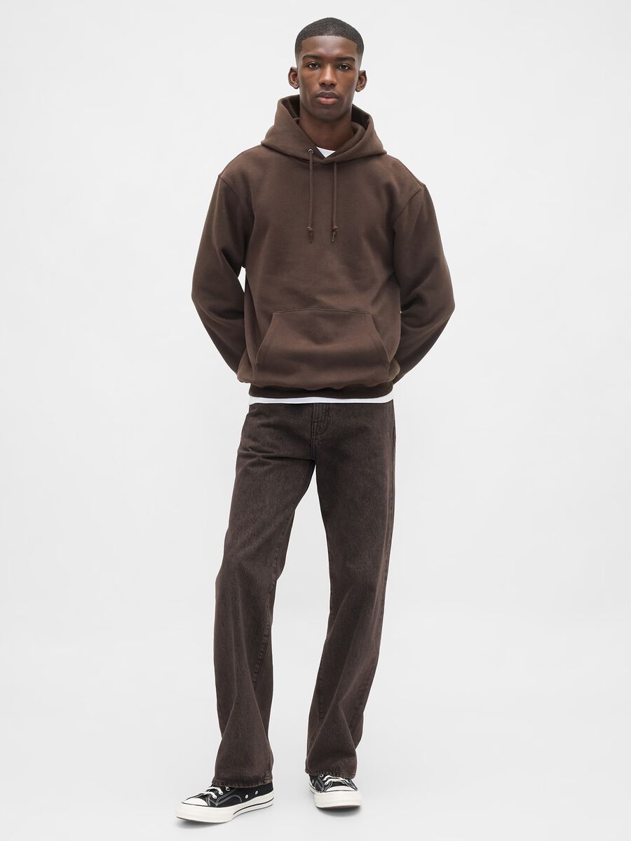 Brown Denim Trousers_0