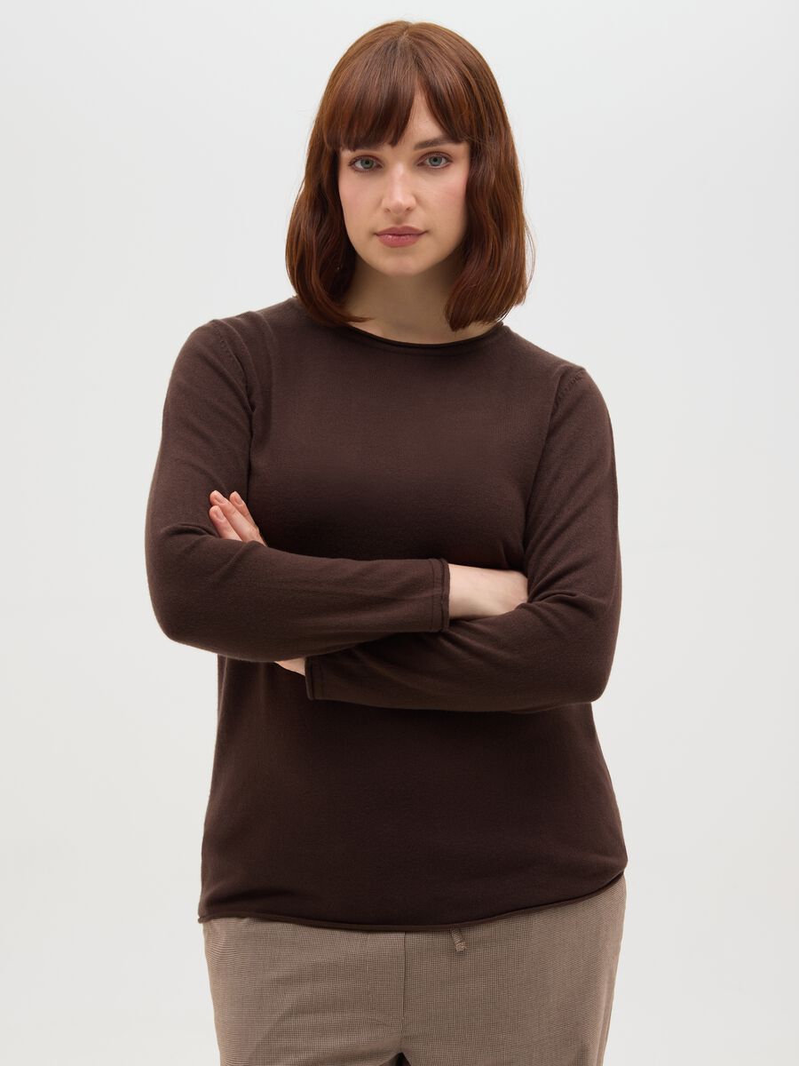 Brown Acrylic Jumper_0